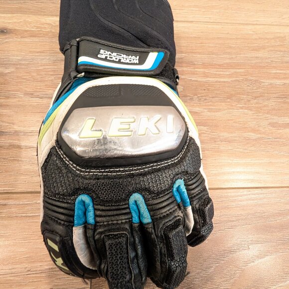 Leki World Cup Ti Speed System Gloves size  8.5 - Picture 4 of 9